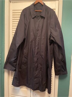 Aspesi Men's Dark Blue Trench Coat